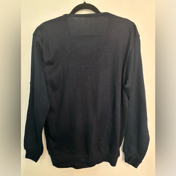 Vintage American Made Champion V-Neck Navy Hilton Head Island Sweater XL Unisex - Picture 2 of 7